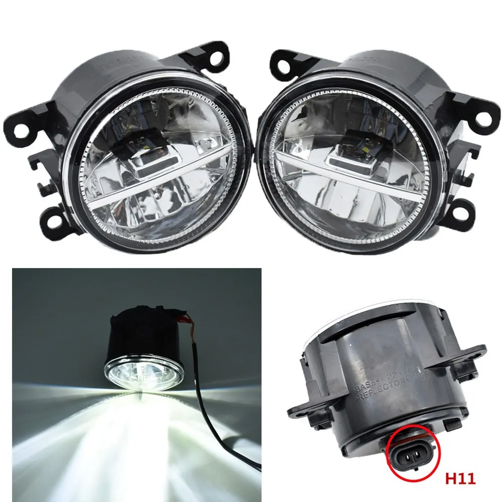 

1pair Fog Lamp Assembly Super Bright Fog Lights For Renault Megane 2 Saloon LM 2003 2004 2005 2006 2007 2008 - 2015