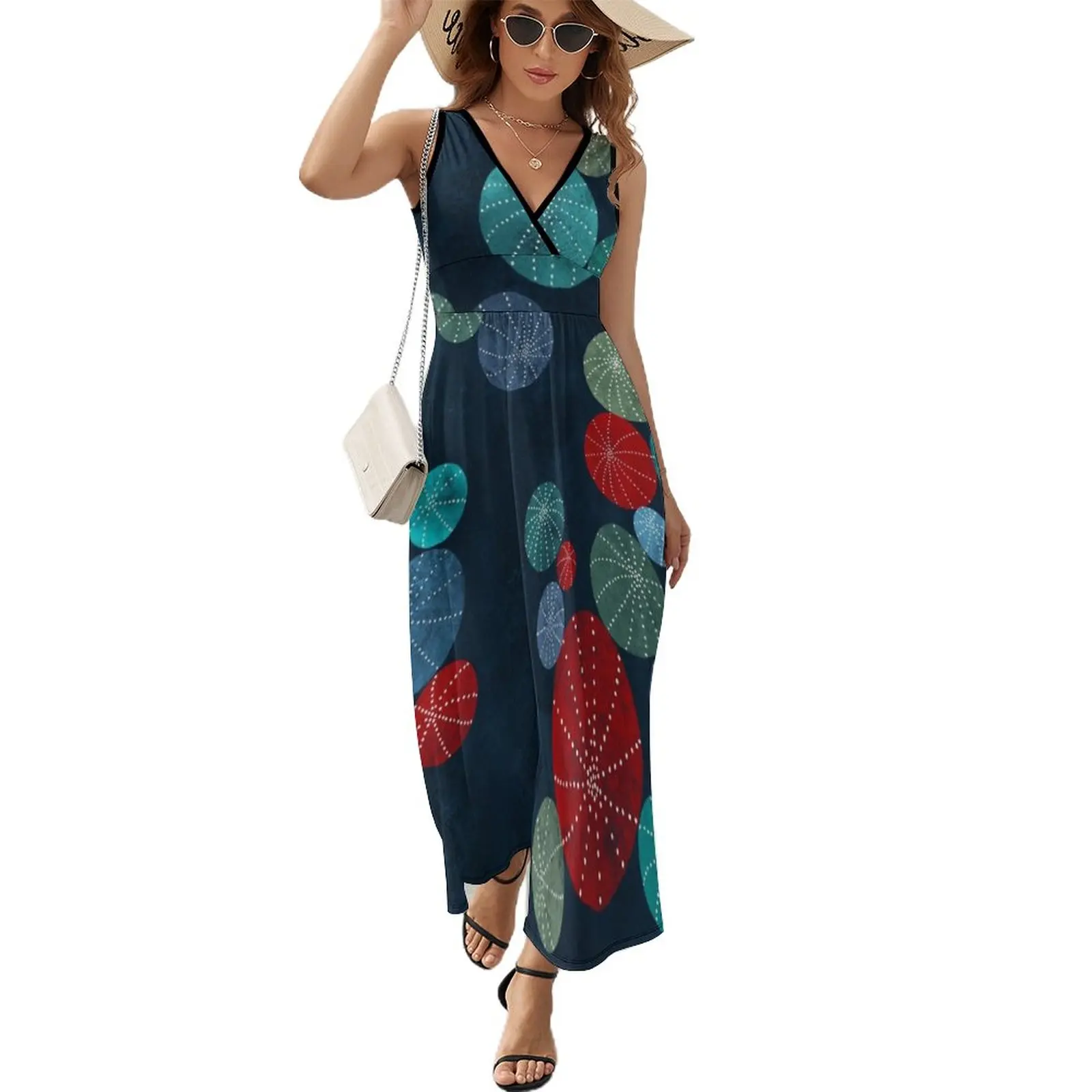 

Colorful cactus field Sleeveless Dress evening dress Dress vintage women's summer clothing 2023