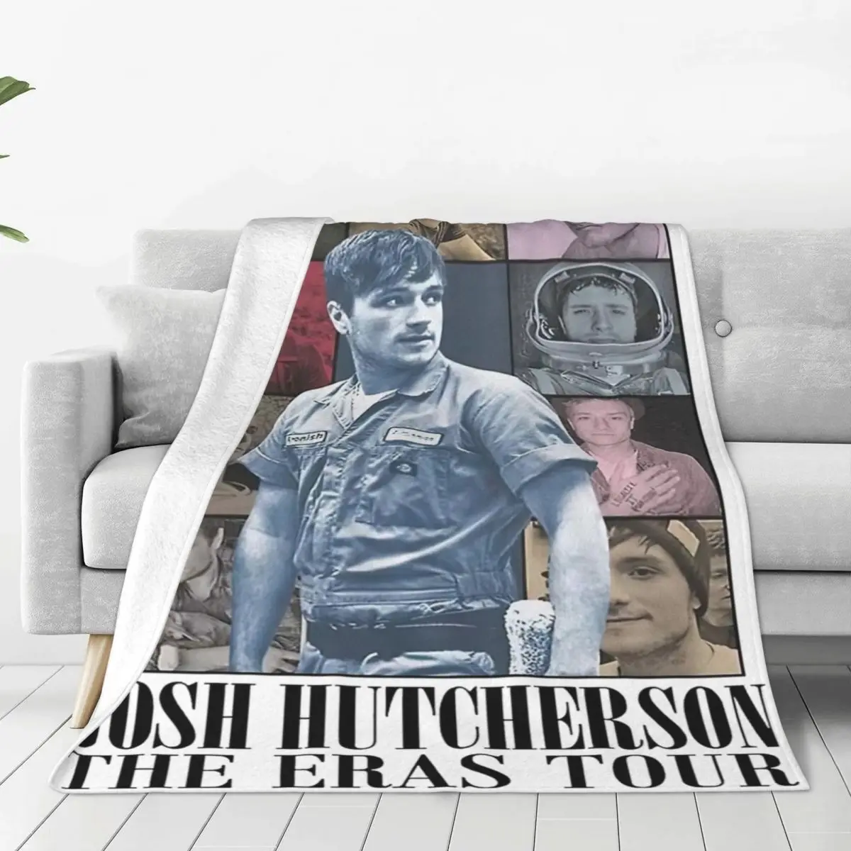 Josh Hutcherson The Eras Tour Throw Blanket Fleece Sofa Vintage Throw Blankets Cozy Ultra-Soft for Travel Bedding Throws