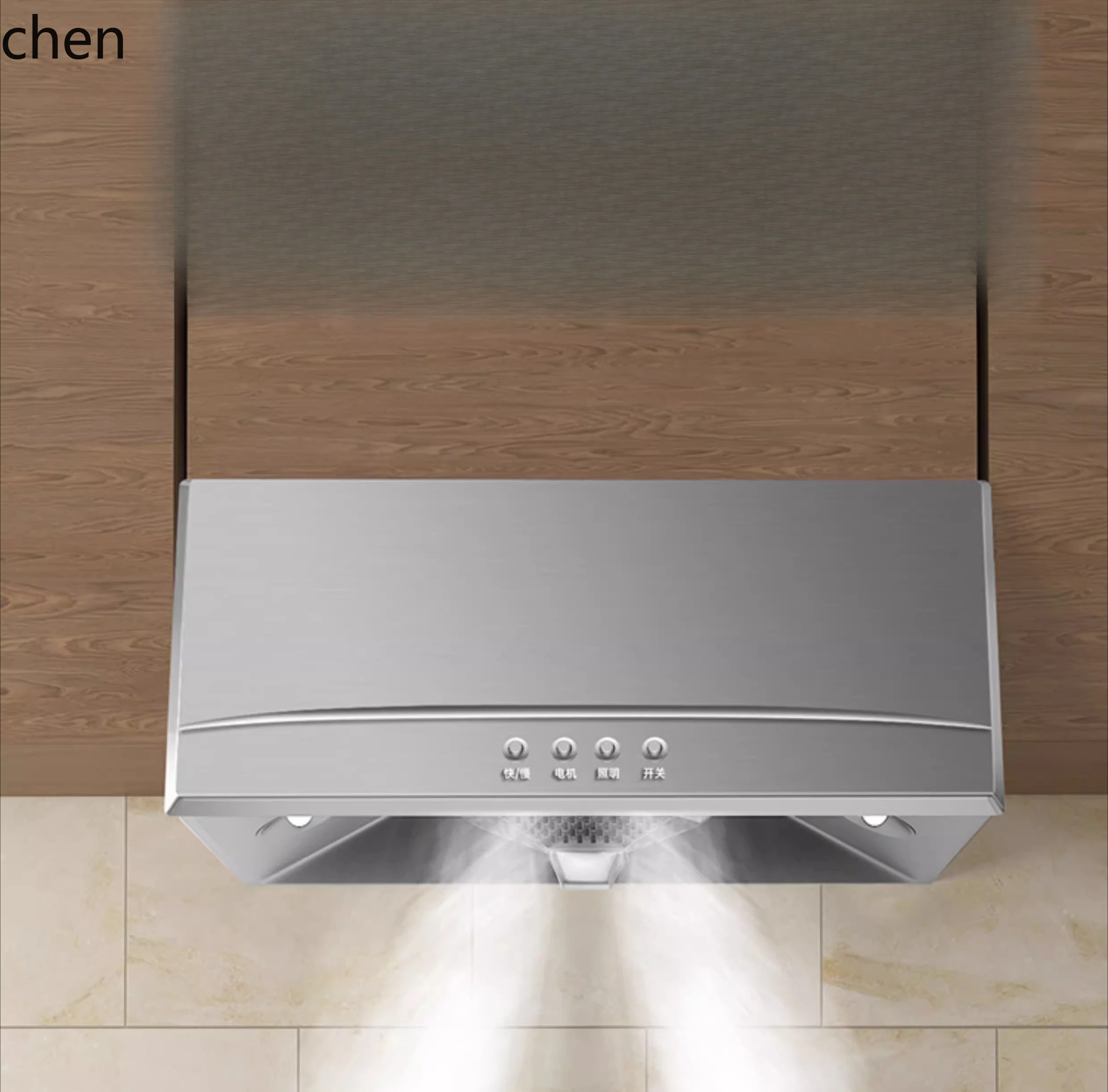 Cappa aspirante HXL di grandi dimensioni per cucina domestica, aspirazione superiore, pulizia automatica, macchina per aspirazione dell'olio