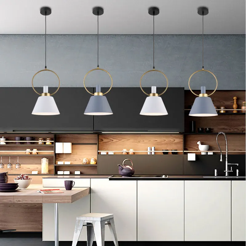 

Nordic Macaron Colorful Pendant Lamp Creative Modern Restaurant Coffee Shop Hotel Corridor Designer Decorate Chandelier