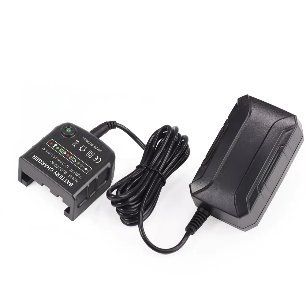 Li-ion Battery Charger For Black Decker 10.8V 14.4V 20V Serise LBXR20 Electric Drill Screwdriver Tool Battery Accessory