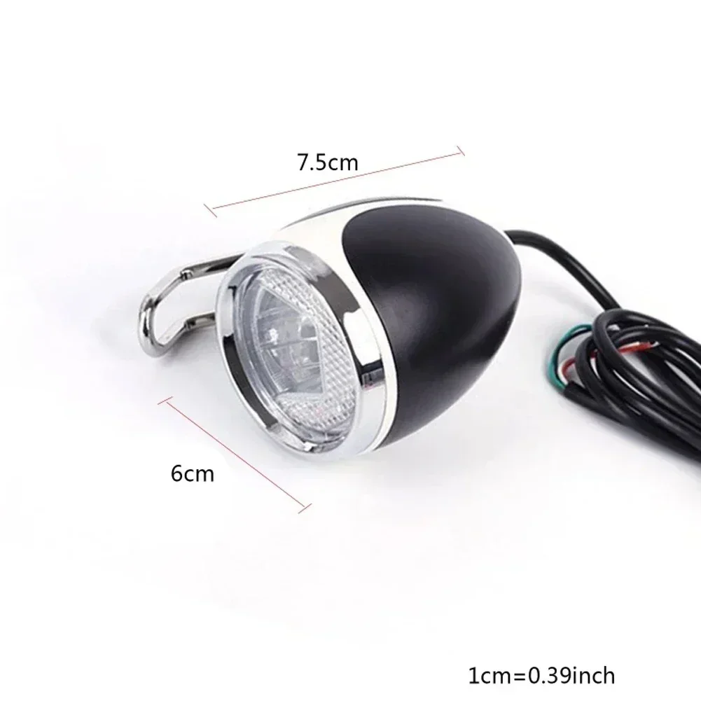 2023 New Cycling Accessories High Quality Front Light E-Scooter Ebike With Horn With Switch Line 12-80V For Kugoo