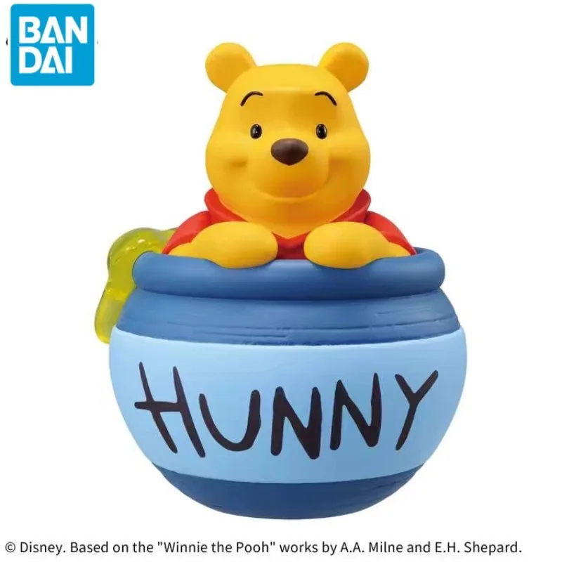 

Original Bandai Disney SOFVIMATES Pooh Bear Ornaments Figure Anime Action Figures Model Toys Birthday Gifts