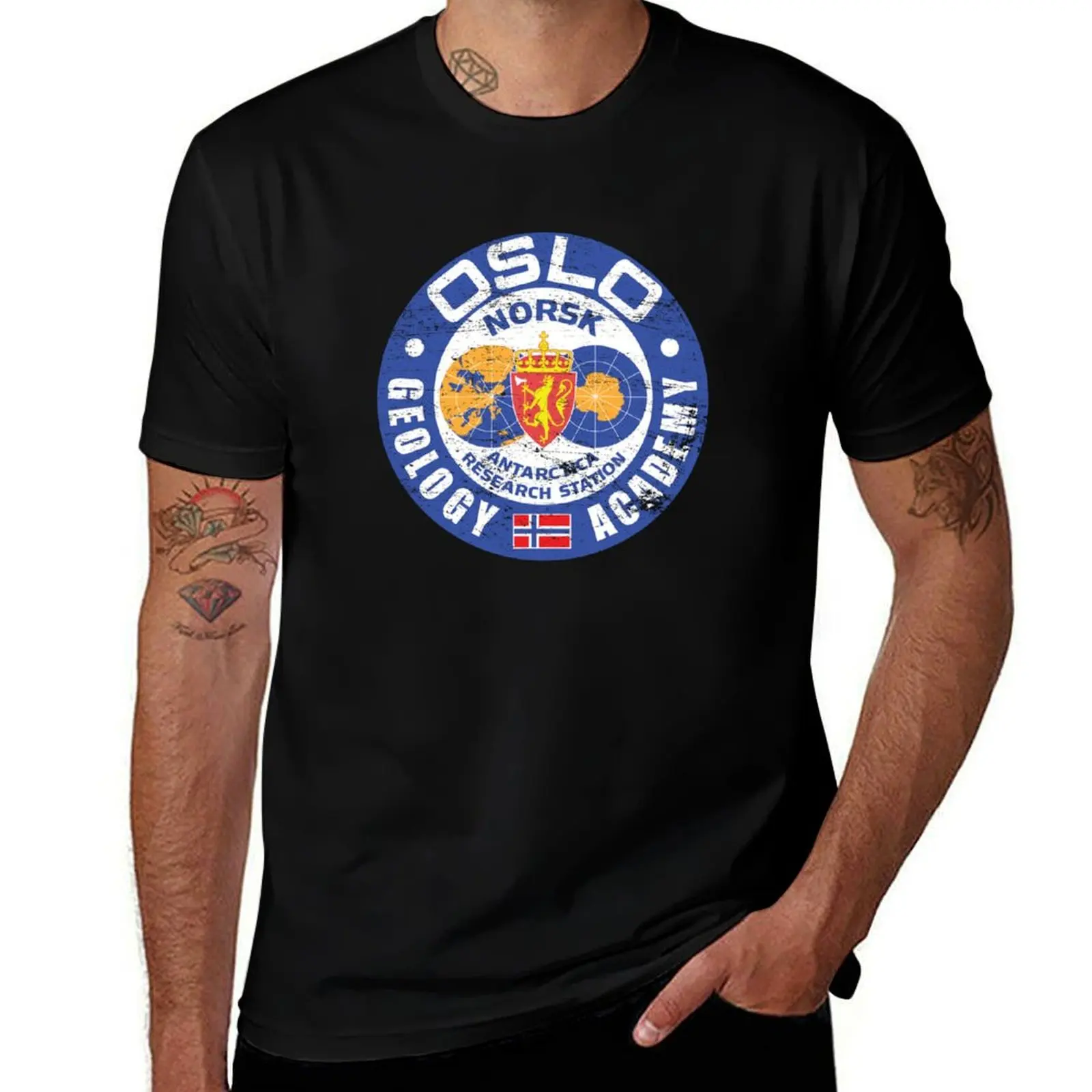 

Norwegian Outpost T-Shirt man t shirt summer printed t shirts for man t shirt men 100% cotton luxury brand T-shirt