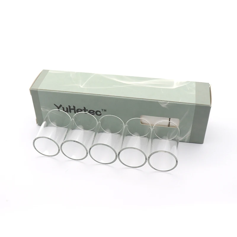 Eleaf Ijust S/ijust 2/ijust 3/ELLO DURO/PICO 25/MELO RT 22/25/MELO 300/Melo 3 Mini 용 5PCS YUHETEC 직선 유리 튜브