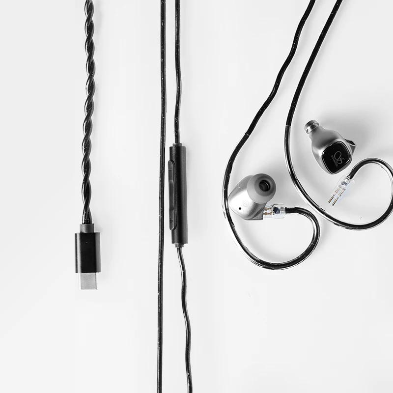 SHANLING MG20 1DD dynamische driver in-ear oortelefoon IME Hi-Res audio met 0,78 mm stekker 3,5 mm / Type-C-connector