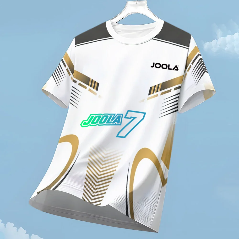 

JOOLA 7 Printed Men's Sports T-shirt Quick drying Breathable Short Sleeve Running Fitness T-shirt
