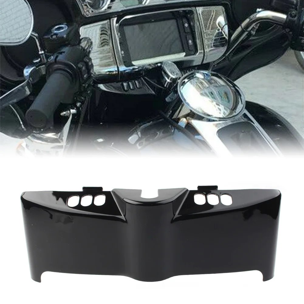 Motorcycle Inner Fairing Cap Cover For Harley Touring Street Electra Glide 2014 2015 2016 2017 2018 Gloss Black ABS Plastic