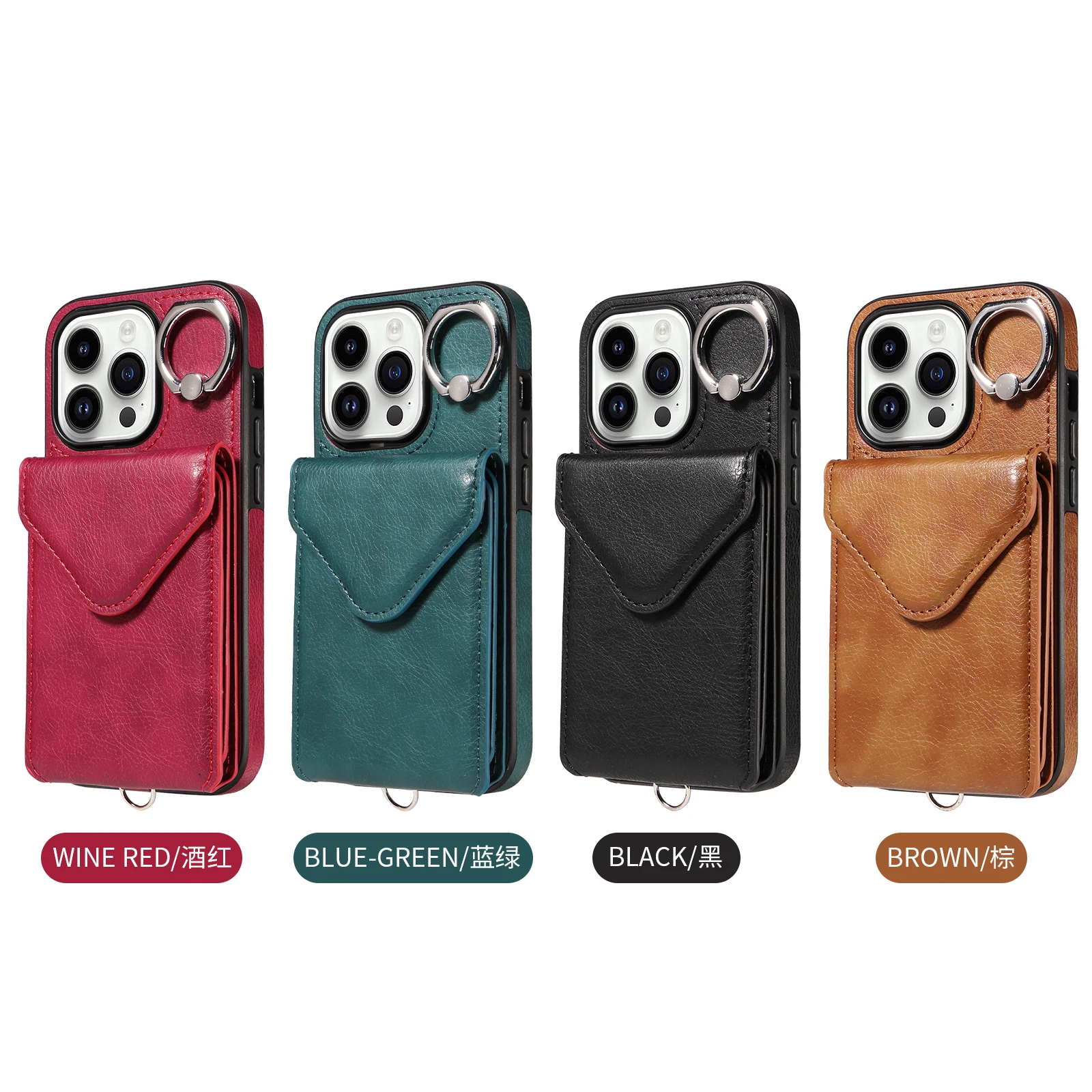 

Card Pocket 005 Lichi Pattern Vertical Phone Case cover for Samsung S23 S24 Ultra A14 A34 A54 A15 A35 A55 PU Leather Skins Shell