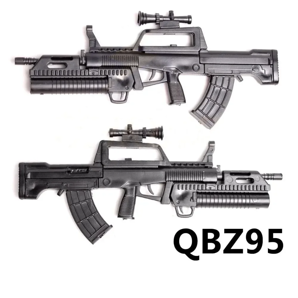 1/6 Chinese QBZ95 Type Automatic Rifle Plastic Assemble Gun Model Weapon For Soldier Military Building Blocks Toy