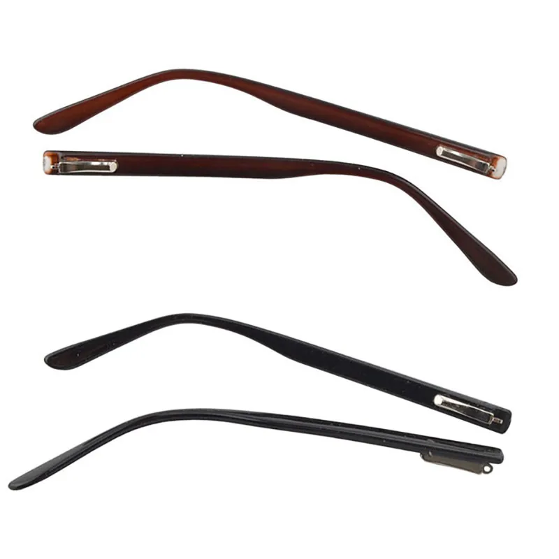 

1pair PC Glasses Eyewear Temple Spring Hinge Glasses Temple Repair Accessory Black Brown 2028