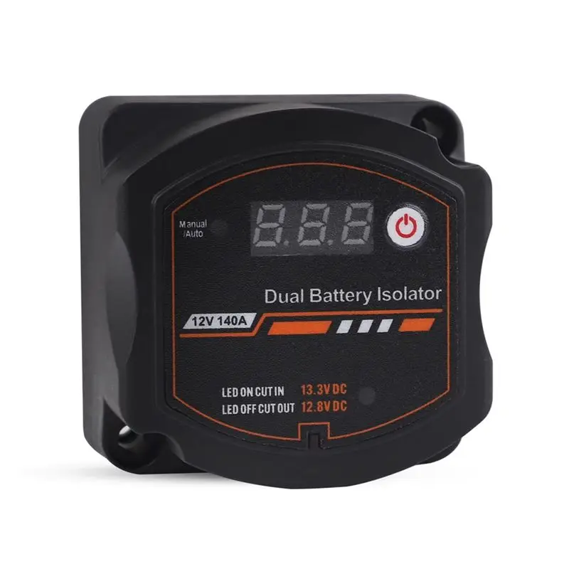 

AEF3-12V 140A Умный двойной аккумуляторный изолятор с автоматическим или ручным управлением, чувствительное к напряжению реле VSR для автомобиля RV ATV UTV Boat Marine