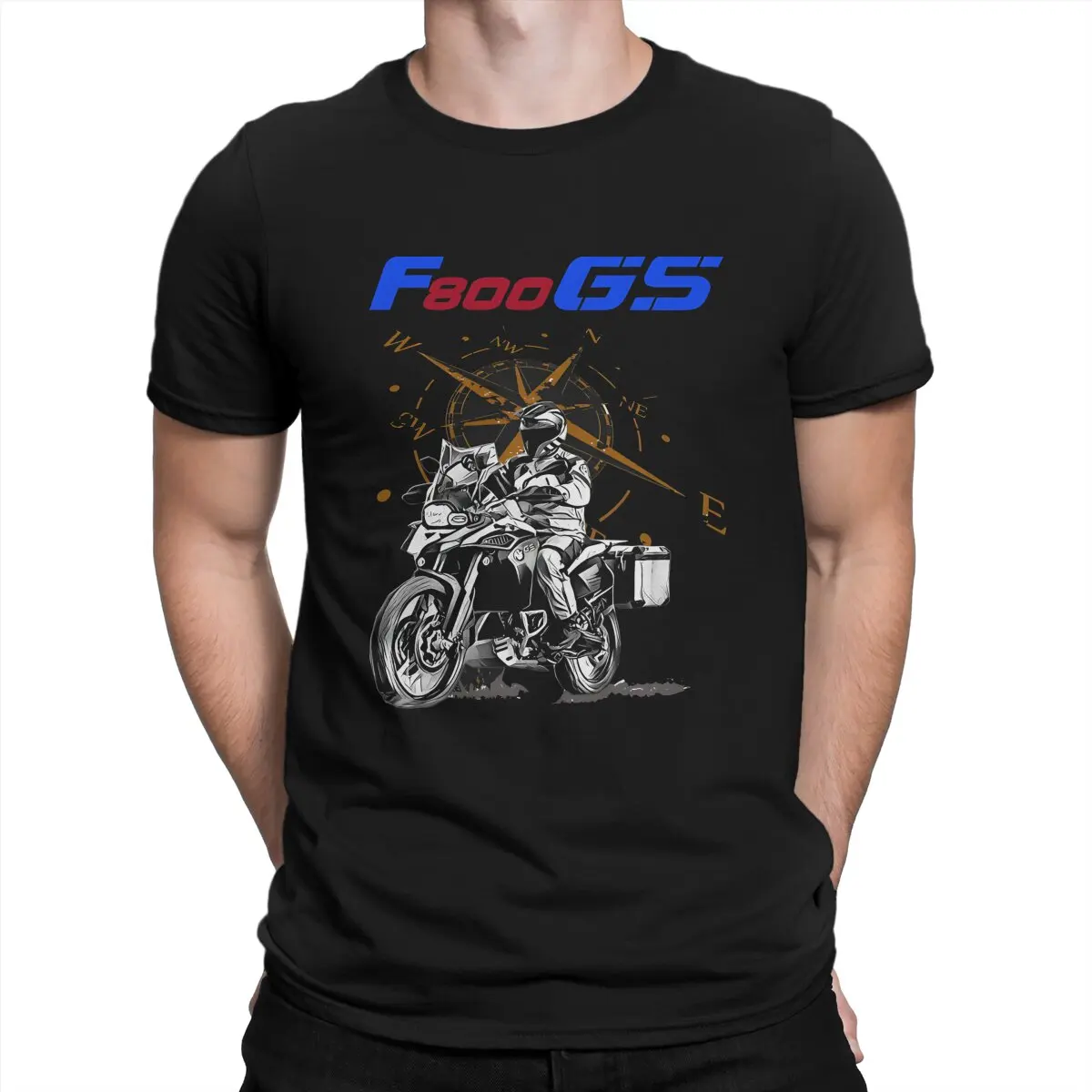 GS-S Men's TShirt F800 Individuality T Shirt Graphic Streetwear Hipster