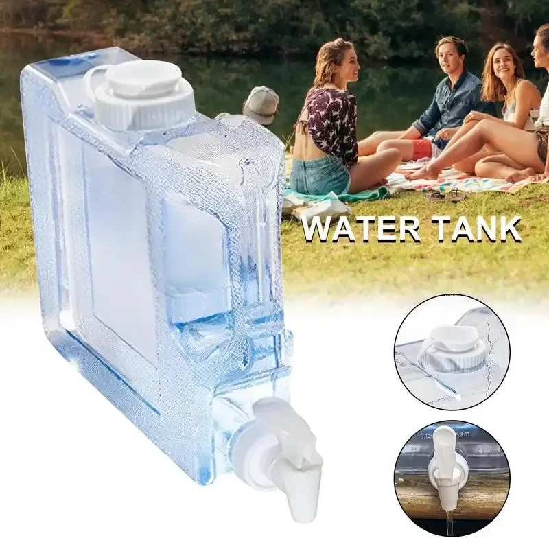 3L Outdoor Camping Water Tank Large Capacity Portable Water Container With Faucet No Leakage Water Bucket For Camping Picnic