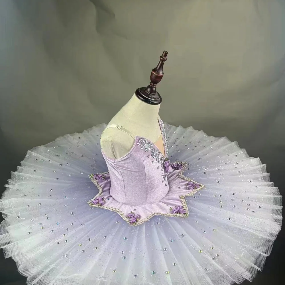 Purple Professional Ballet Tutu Dress Girls Ballet Skirts Adult Women Ballerina Party Ballet Dance Costumes Girl Adults