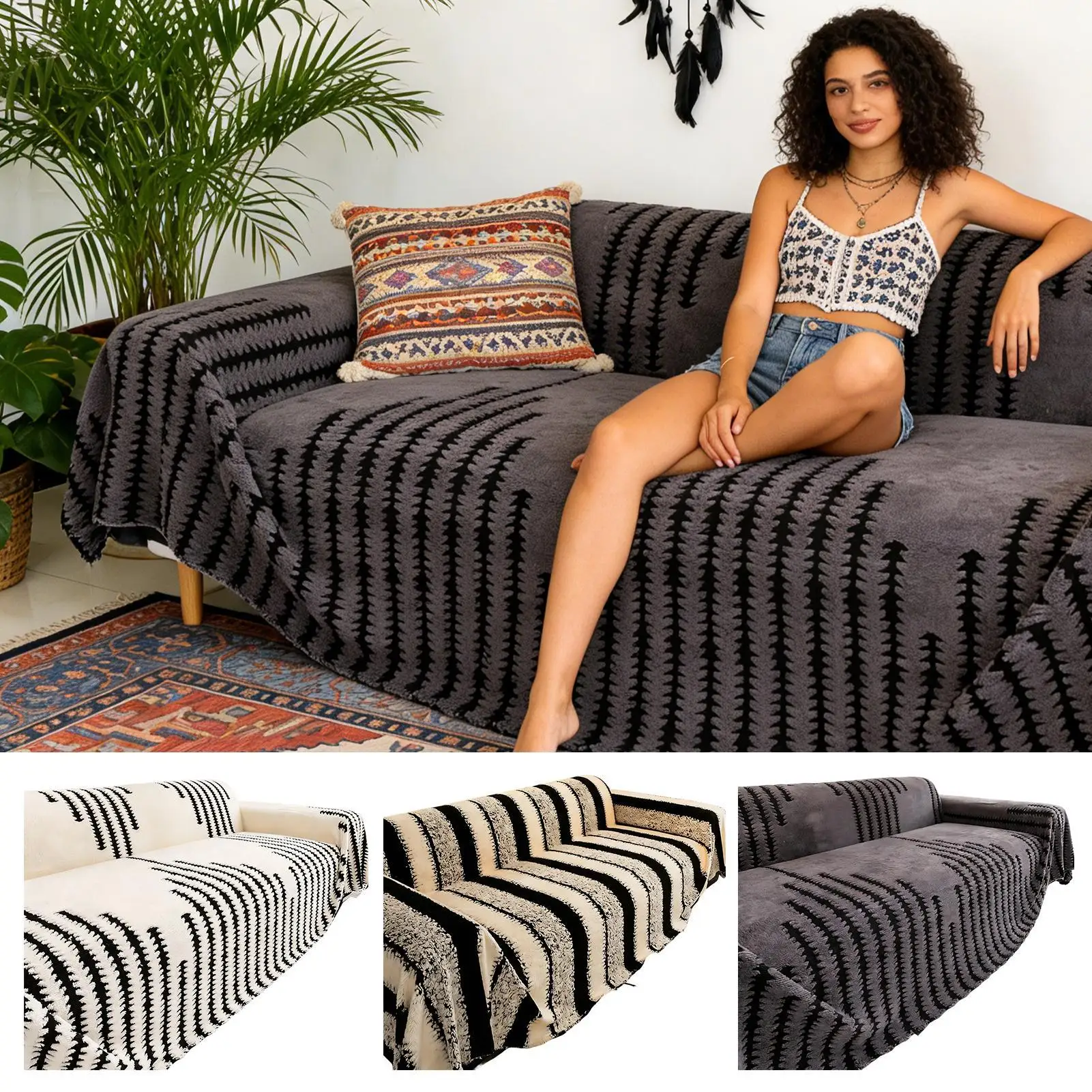 

Нескользящий чехол для дивана, моющийся, защищающий мебель от домашних животных, для квартиры, общежития, офиса, отеля, студии, домашнего декора