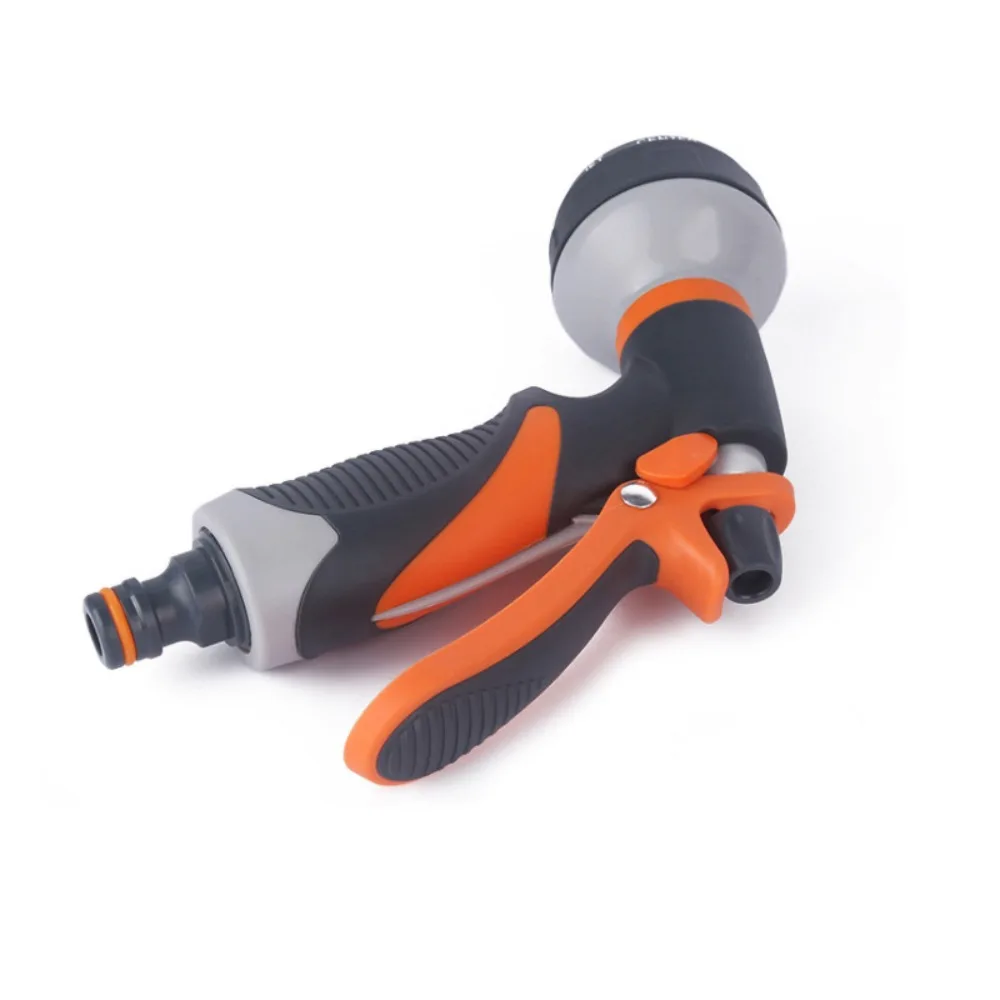 1Pc Garden Watering Gun 8 Modes High Pressure Sprayer Adjustable Irrigation Watering Nozzle Plant Lawn Yard Watering Sprinkler