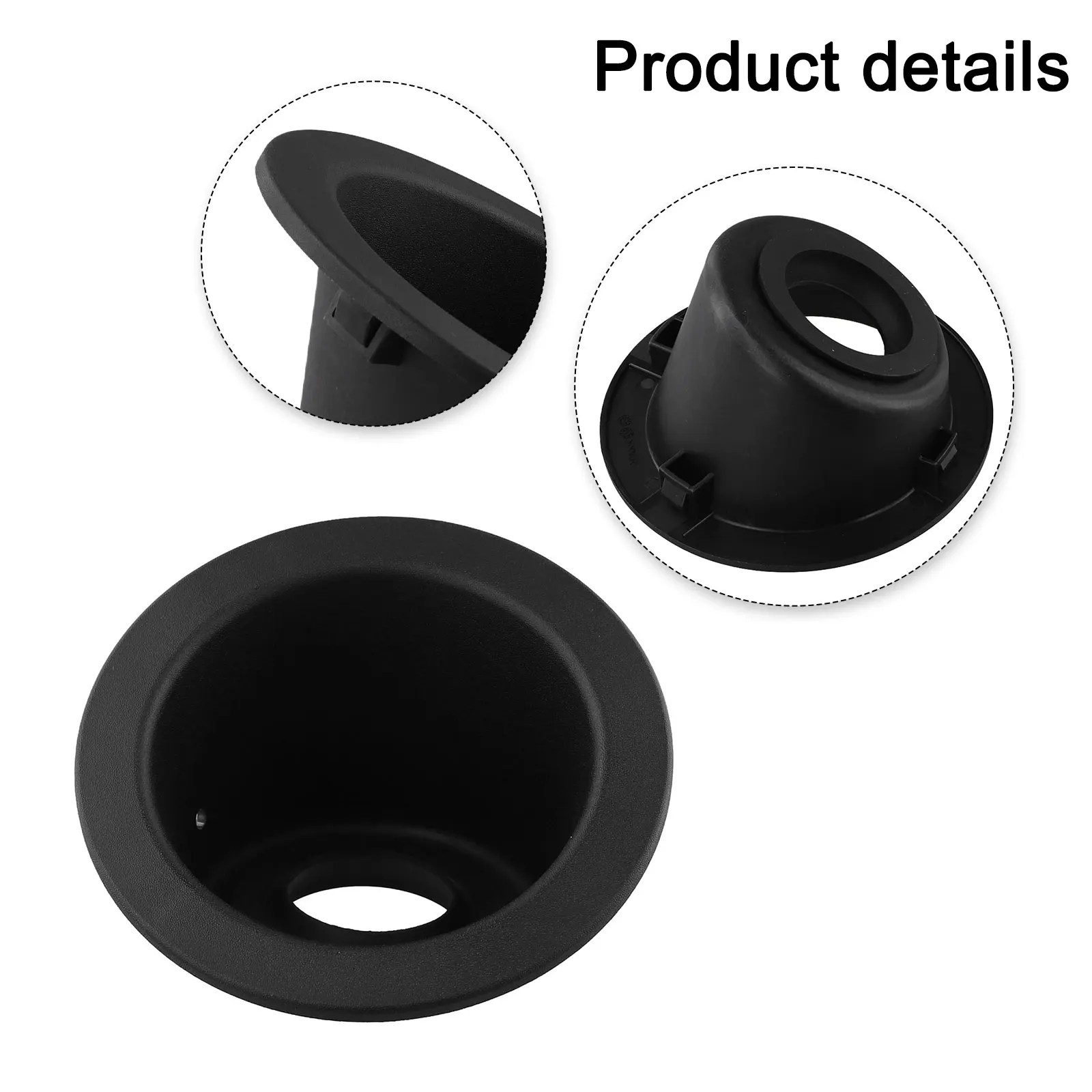 Fuel Filler Housing Replacement Unit for Jeep For Wrangler JK Unlimited 2007 to 2018 Plastic Construction 52126046AH 52126046AC