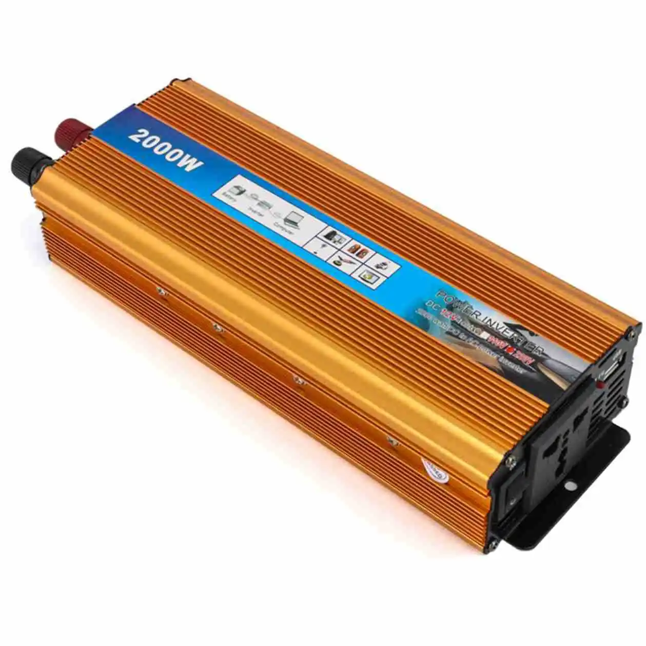Inverter 1000W2000W12V220V Home Car Outdoor 500W 300w Correction Wave Inverter