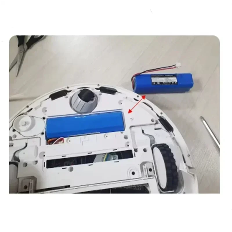 14.4V 5200/6500mAh 18650 m26 4s2p Lithium Ion Battery Pro M9 Pro M8 Pro M7 R1 Rechargeable Lithium Ion Robot Vacuum Cleaner