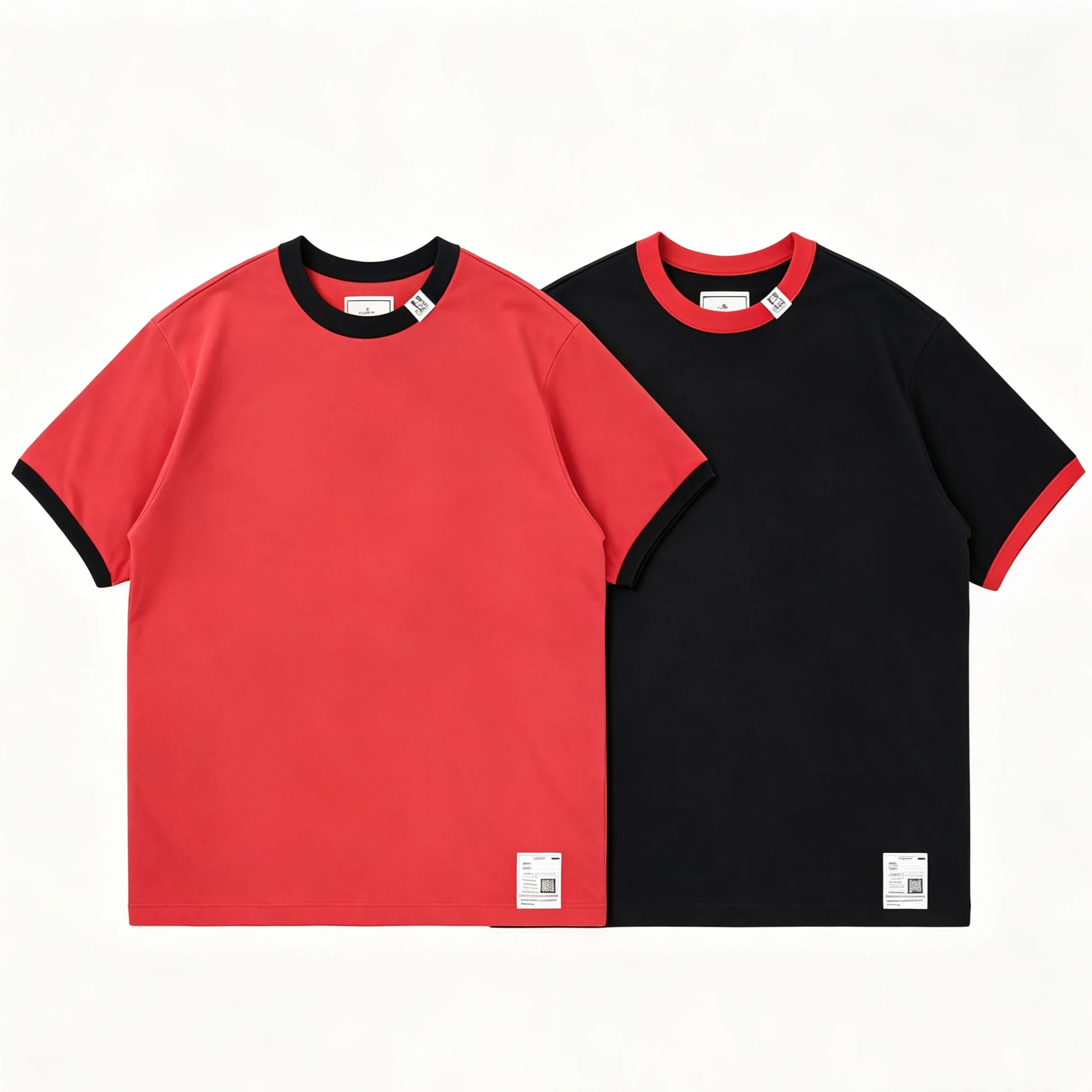 Japanese-style men's and women's Baby Duck Creative PrintWashing water treatment process short-sleeved T-shirt