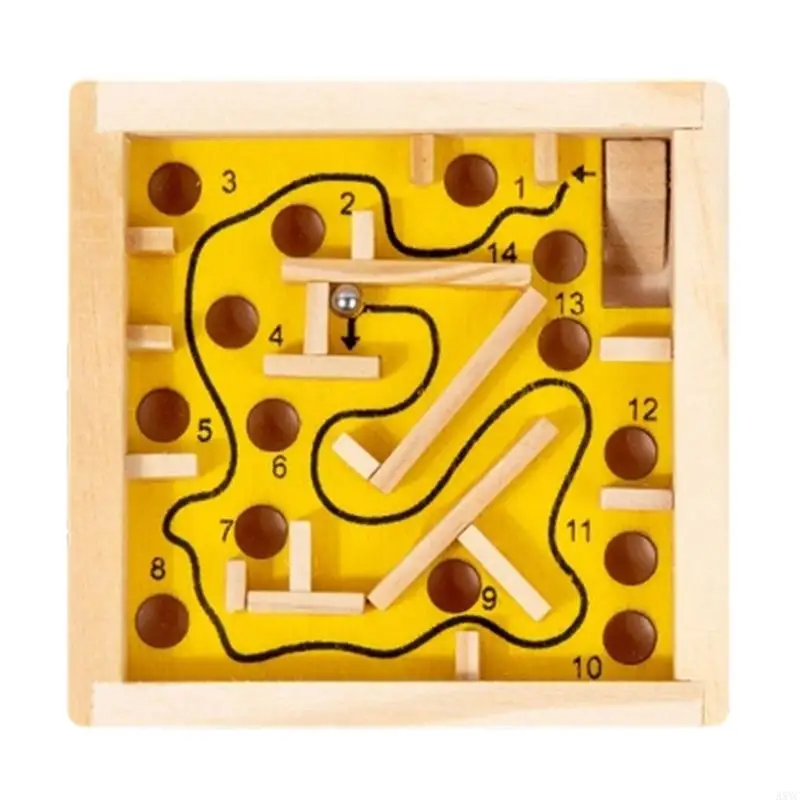 A5YC Marble Maze Balance Board เกมของเล่นสำหรับเด็กการเรียนรู้การศึกษาในช่วงต้น