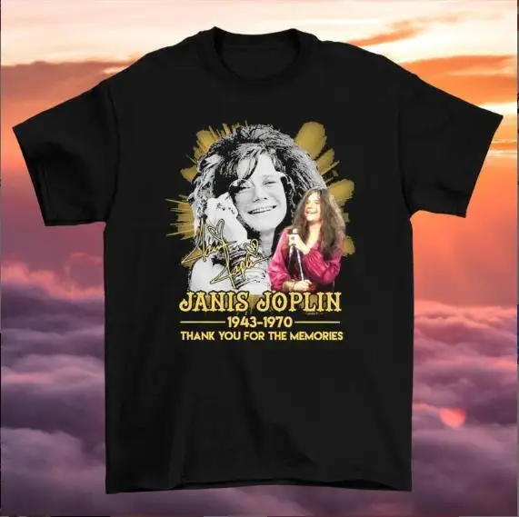 

Janis Joplin Thank You For The Memories T Shirt, art,dad gift, Mom Gift