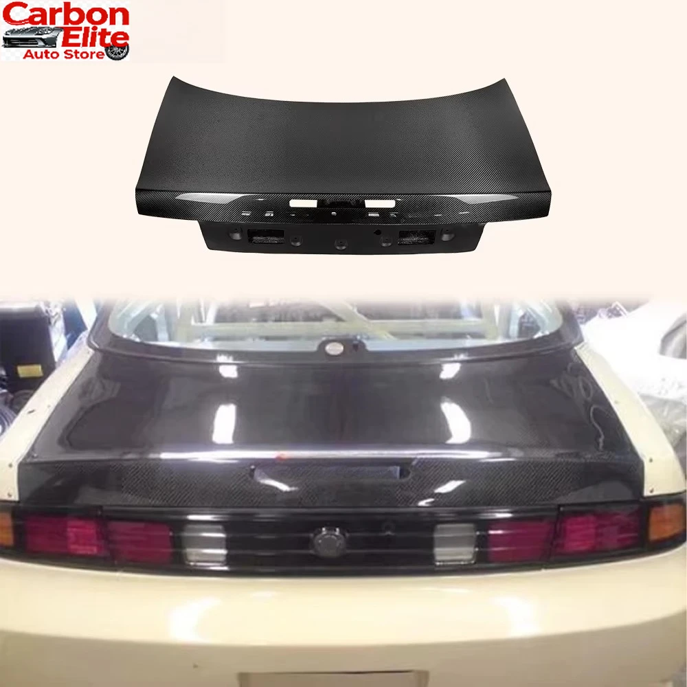 

Легкая карбоновая крышка багажника для Nissan Silvia S14 S14A с отверстием для стоп-сигнала