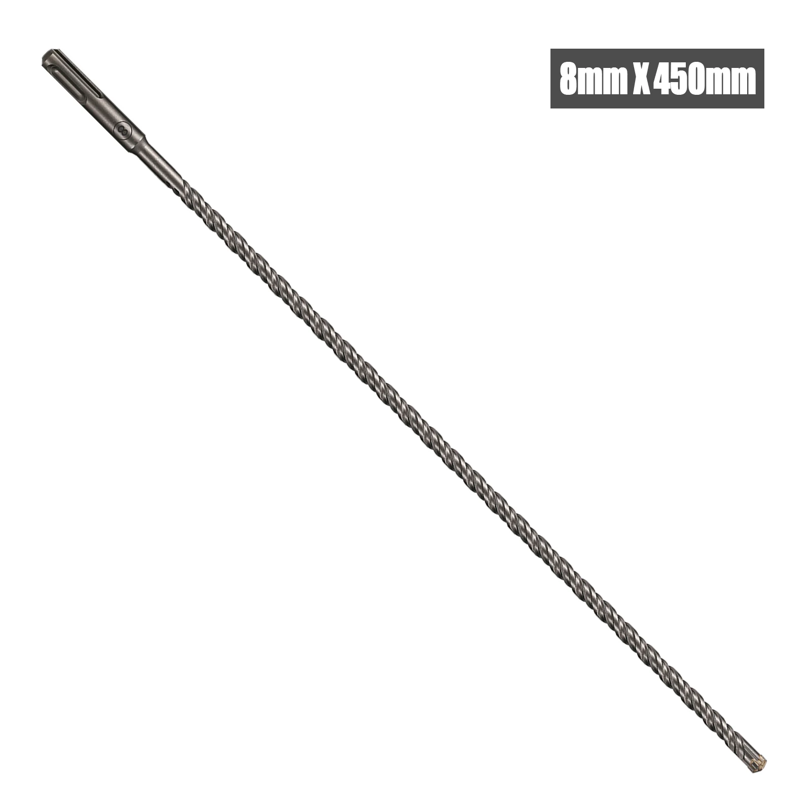 1 Stück Beton-SDS-Plus-Bohrer 8-30mm Kreuzschneiderkopf Doppelschneckenhammer 450mm Wandziegelblock Elektrohammer Mauerbohrer – Detail 8