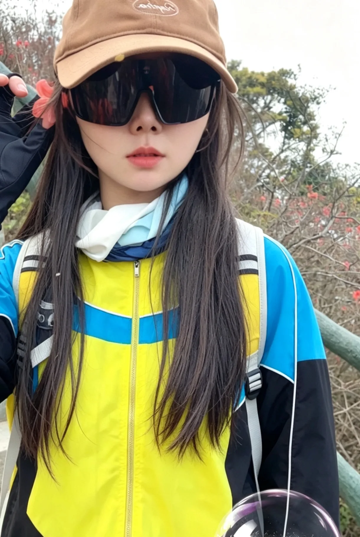 Y2K new pilot jacket loose splicing yellow blue black oversized zipper thin racing casual sports lightweight windproof men women