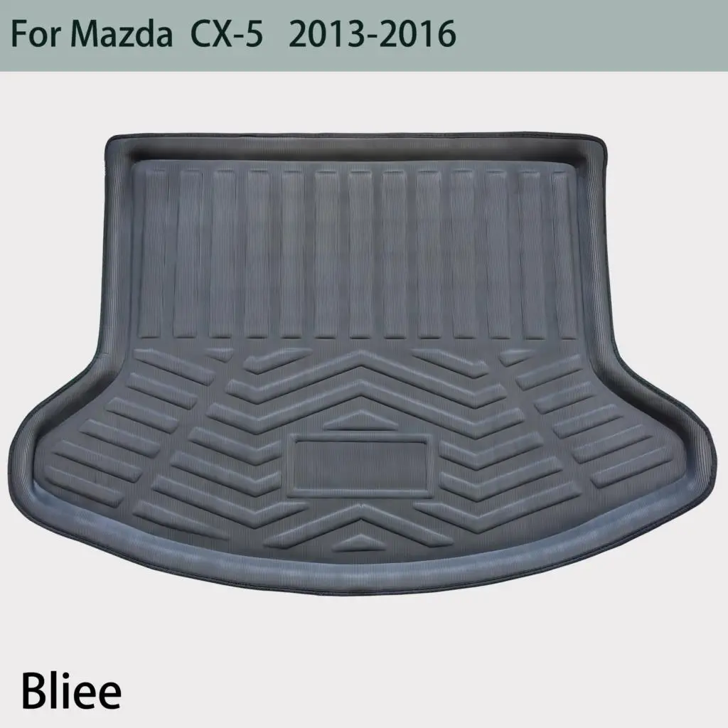 For Mazda CX-5 CX5 2013 2014 2015 2016 Tailored Rear Trunk Mat Cargo Liner Boot Floor Tray 3D EVA Kick Protector Car Accessories