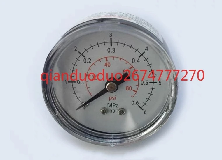 

Манометр 0-10 бар/1,0 МПа/1,1 МПа/160PSI/140PSI40/50 мм