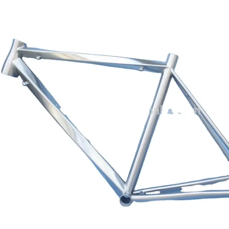 High Performance Titanium Spiral Road Bike Frame PM Disc Brake Mount Lightweight Durable Cycling Chassis for Men Women Riders