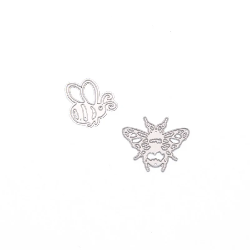 kawaii honeybee Metal Cutting Dies Set DIY Scrapbooking Die Cutout Wedding Party Craft Card Making Stencil 5.8x3cm