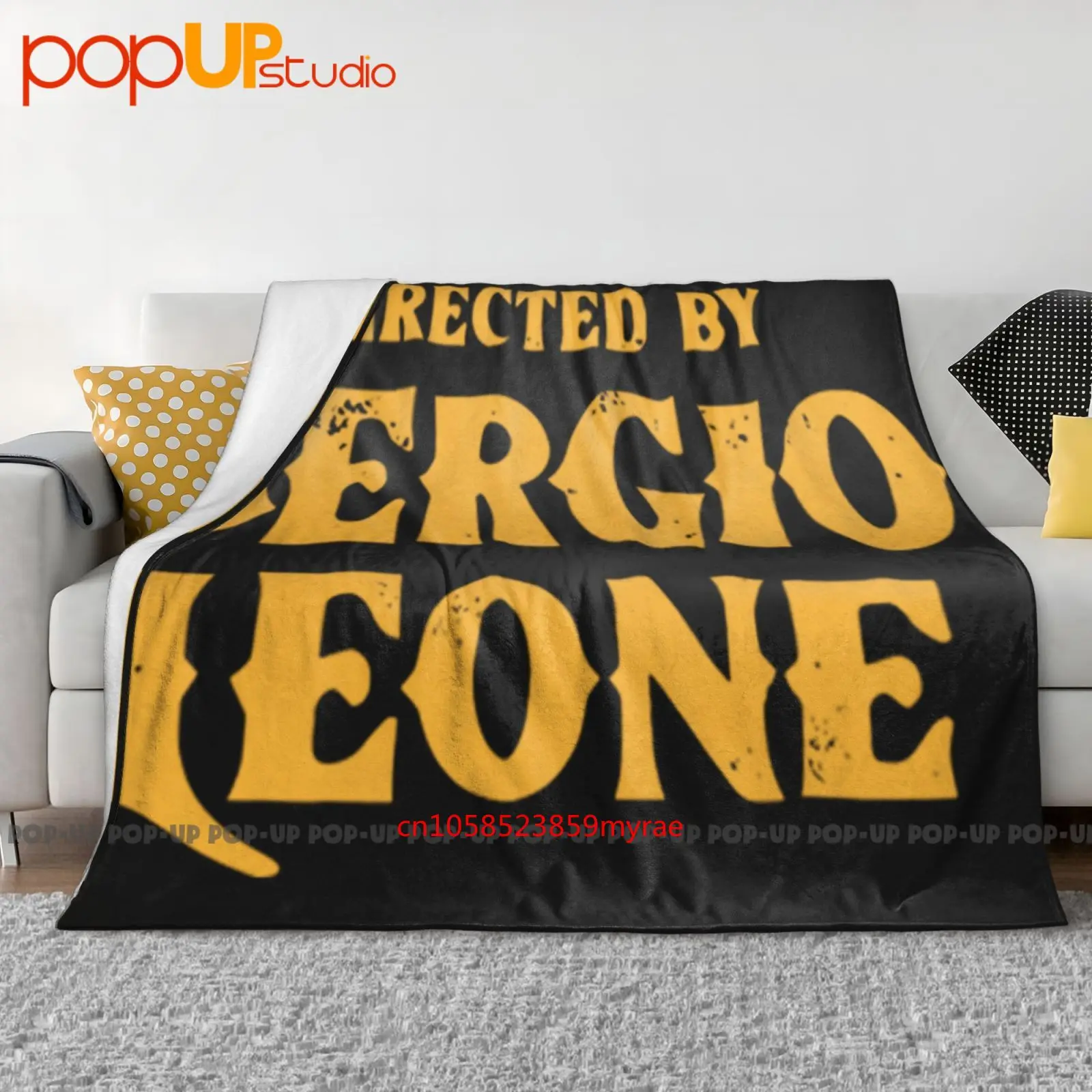 Dirigido por Sergio Leone Cobertor ultramacio colcha capa de sofá de inverno capas de cama