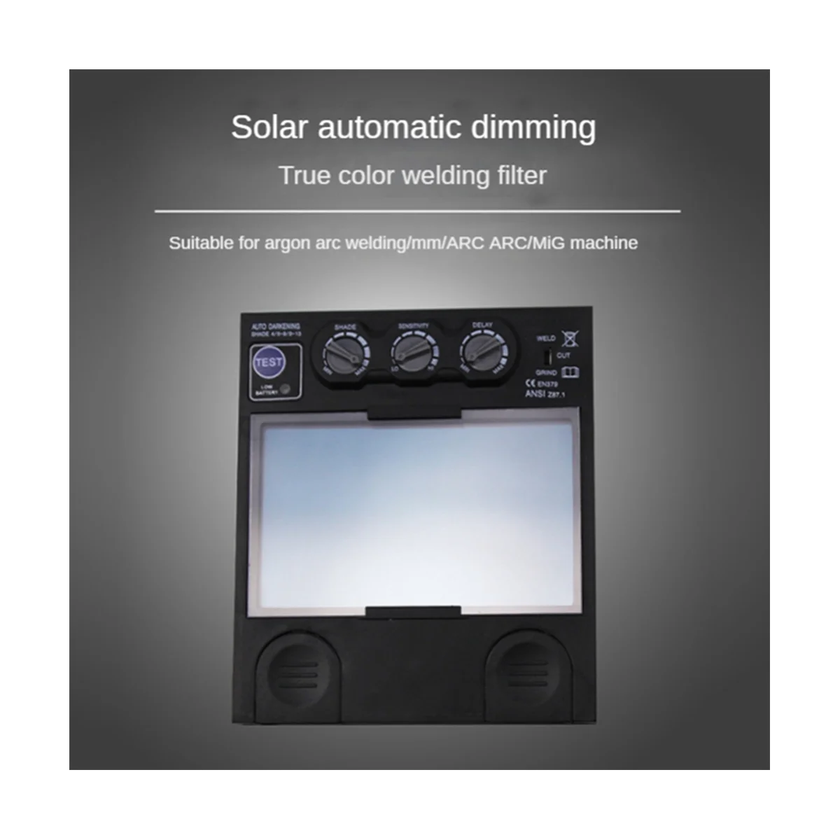 Lente di saldatura solare automatico LCD oscuramento saldatura casco filtro occhiali saldatura lente pannello filtro di ricambio