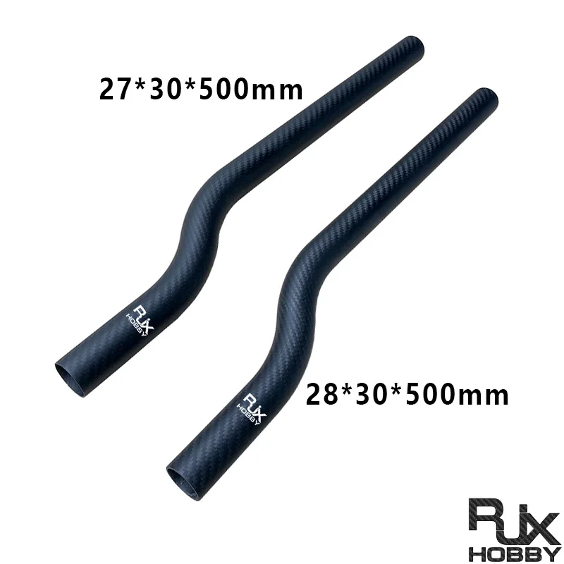 Bras de Drone courbé personnalisé en Tube de Fiber de carbone en forme de S, pour modèle d'avion FPV RC, support de train d'atterrissage de forme spéciale RJX