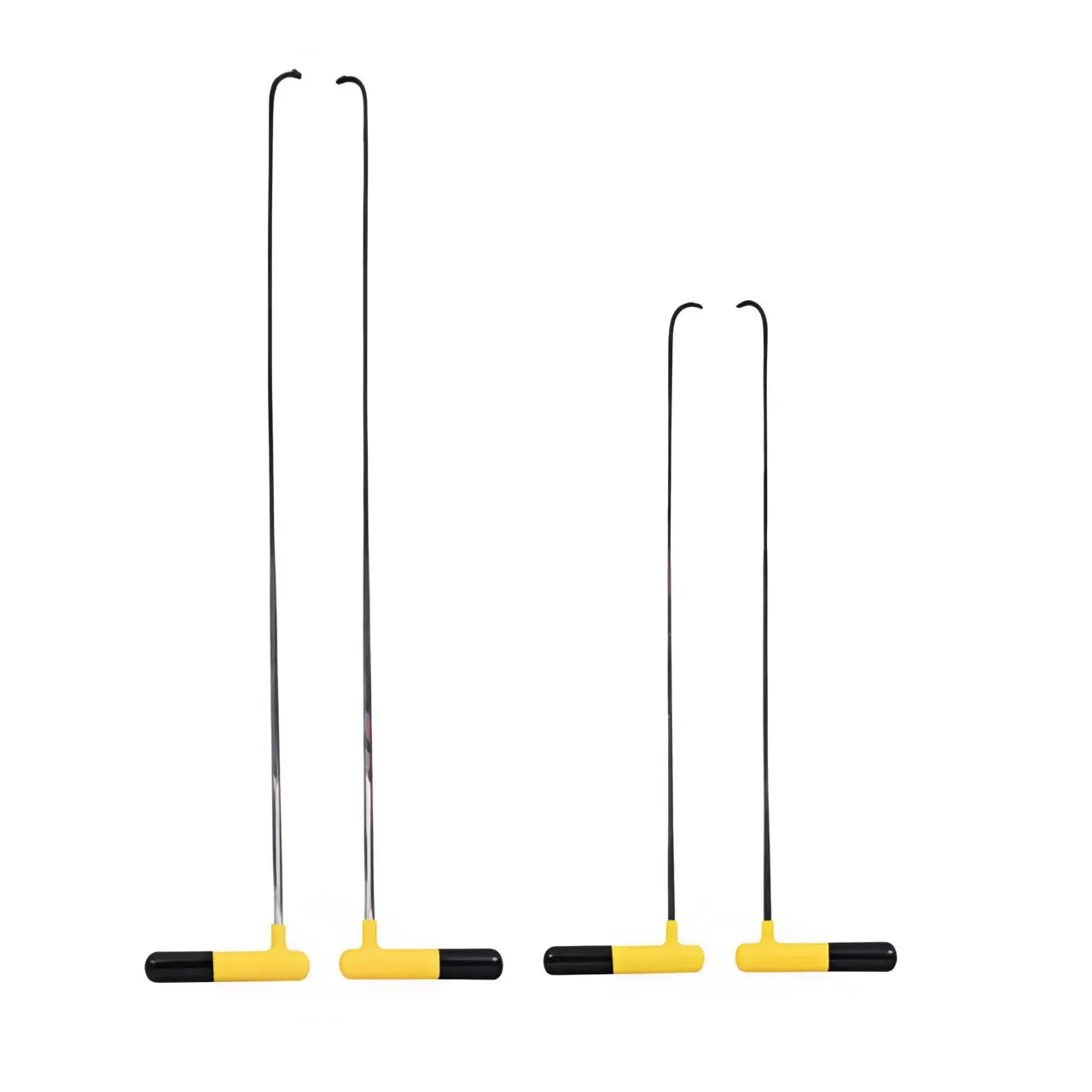 

4Pcs Paintless Dent Repair Hooks Set Stainless Steel Left/Right Hand for Rods Auto Body Dent Removal Tools Adapters Hard Case