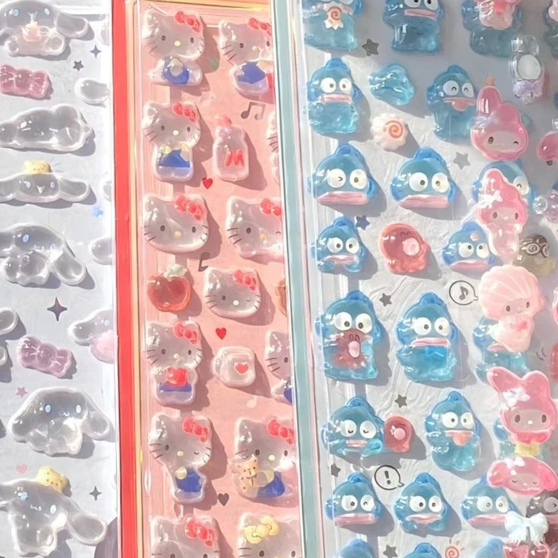 7Pcs 애니메이션 헬로키티 쿠로미 시나모롤 3D 산리 - Phone Accessories For Kids 리뷰 및 가격