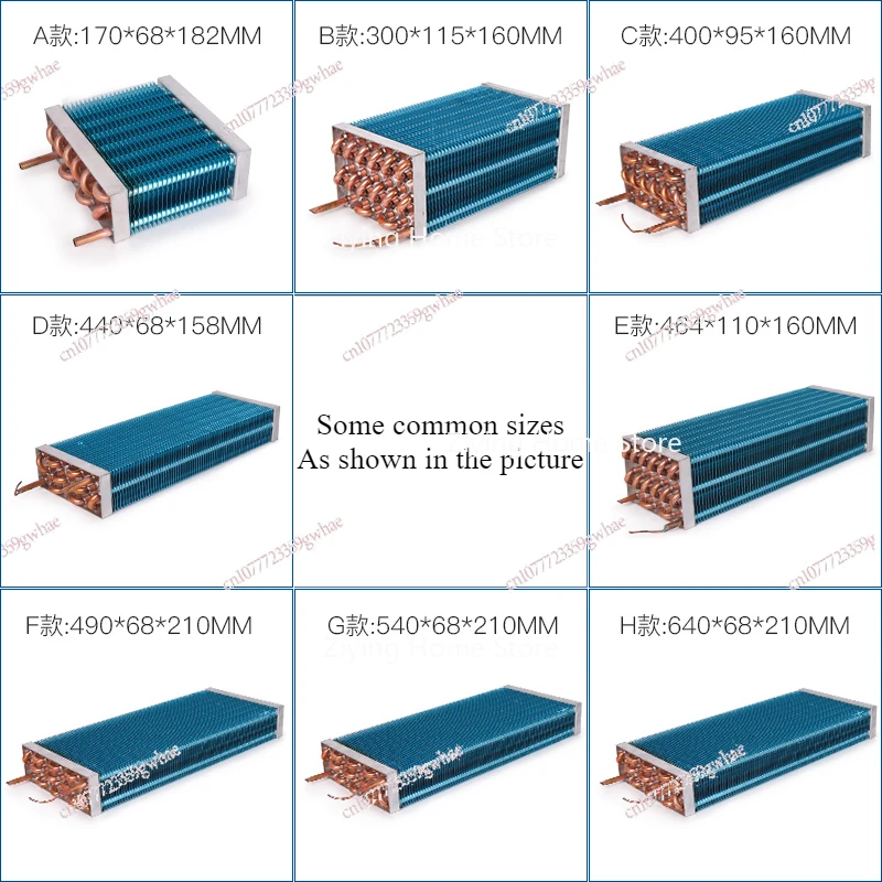 condenseur-de-decharge-a-tube-de-cuivre-refroidi-par-air-ou-par-eau-pour-congelateur-refrigerateur-evaporateur-vitrine-refrigeree