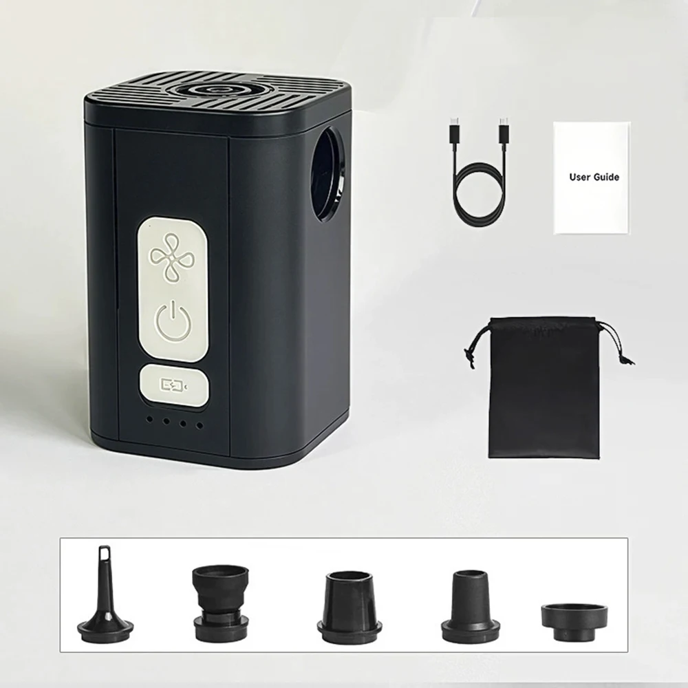 1PC Portable Air Pump Convenient Storage For Inflate Sports Equipment Pool Floats Air Mattresses And Camping Gear 2400mAh - view 2