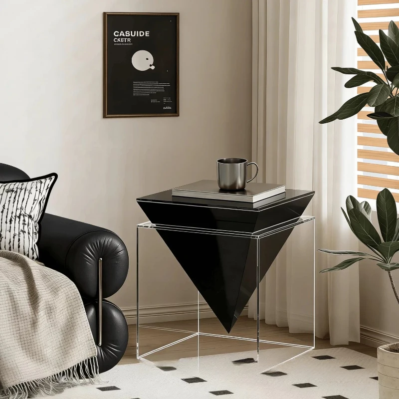 Minimalist sofa coffee table bedroom bedside table living room side cabinet