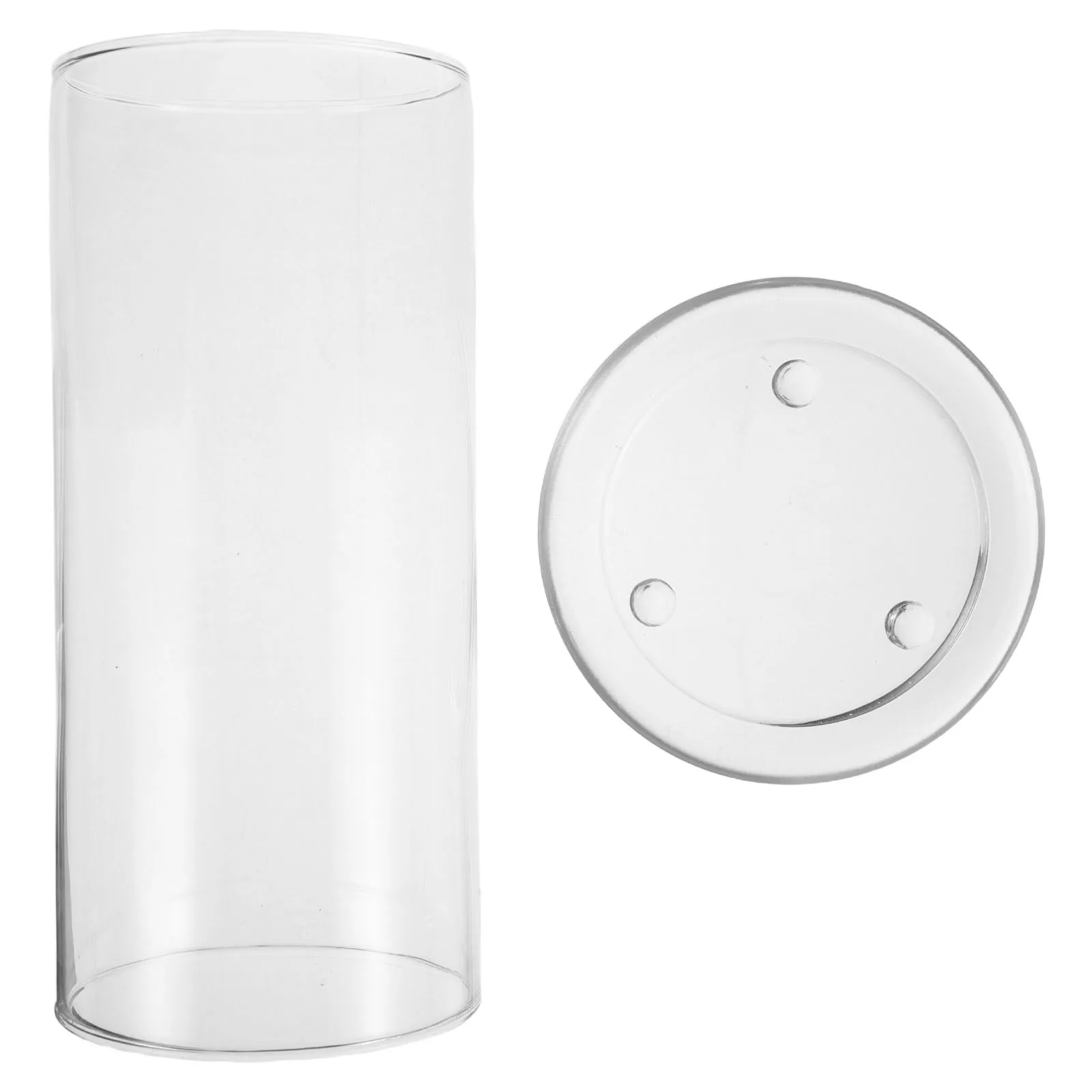 

Windproof Lantern Cover Glass Shade Outdoor Protective Waterproof Lamp Shade Lantern Accessories