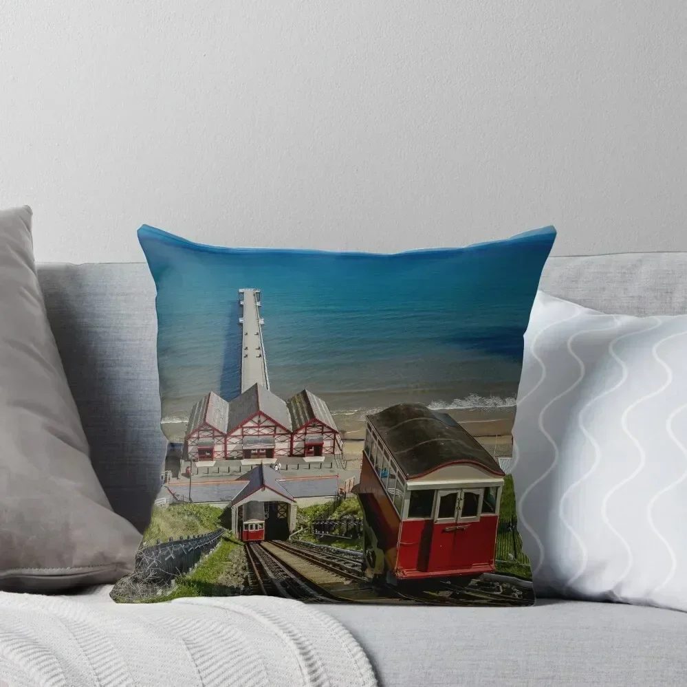 Saltburn-by-the-Sea Cliff Lift Throw Pillow Decorative Cushion Cover Decorative Sofa Cushion Cushions For Children pillow