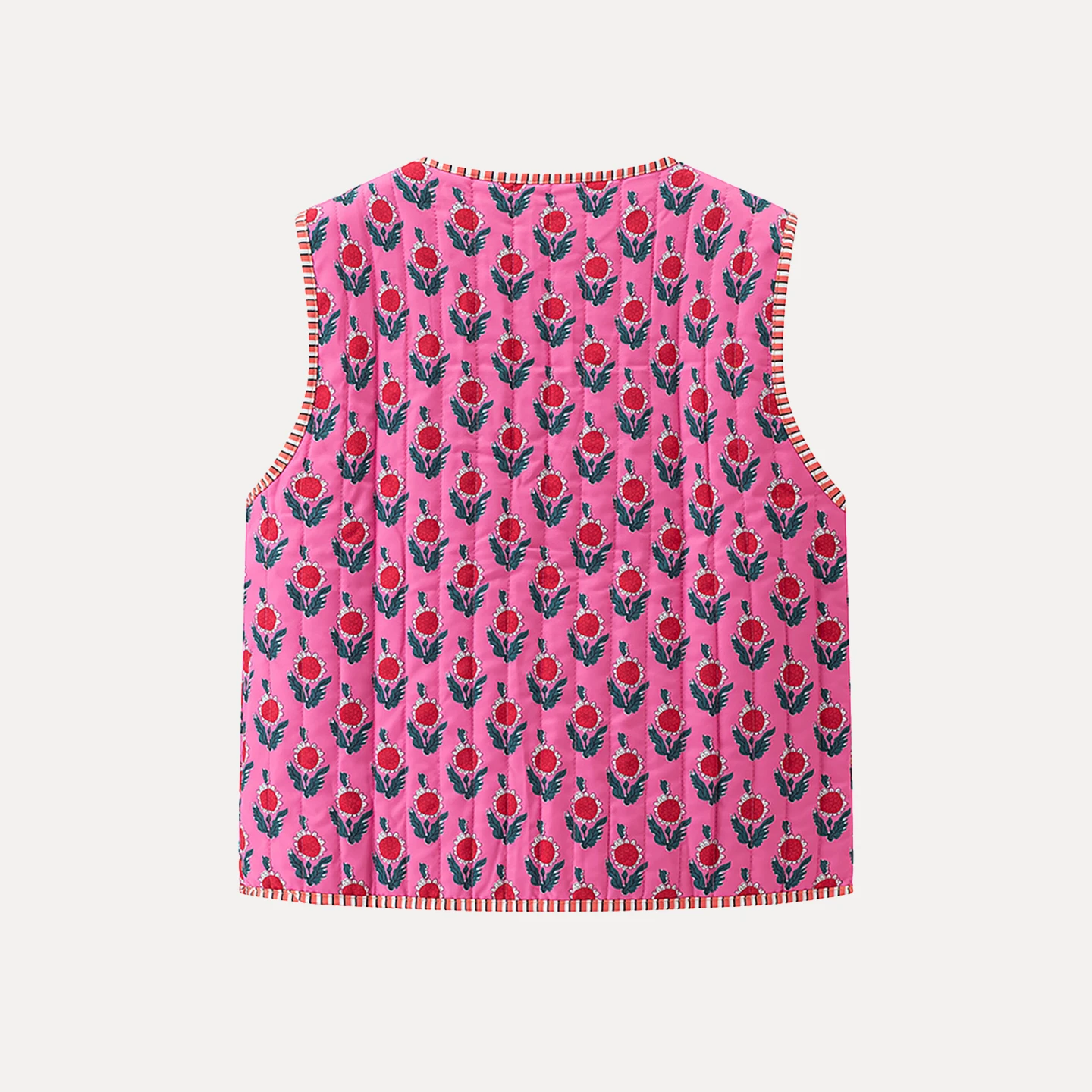 

Women's Loose Casual Cotton Vest Top V-ne Printed Knot Design Autumn New Sle Faion Ladies' Jaet Z Original Design