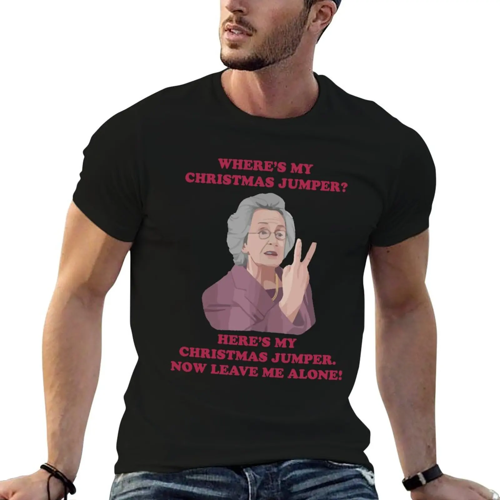 Gavin & Stacey - Doris Christmas Jumper - Oh Doris Nessa T-Shirt Soft Cotton Print T-Shirt