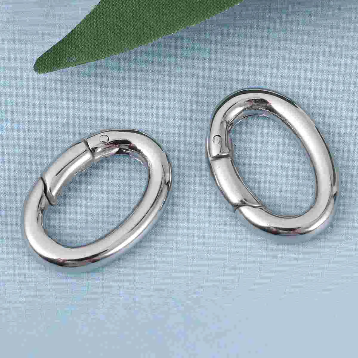 

2 Pcs Stainless Steel Spring Buckle Portable Climbing Multifunctional Mountaineering Outdoor Sports