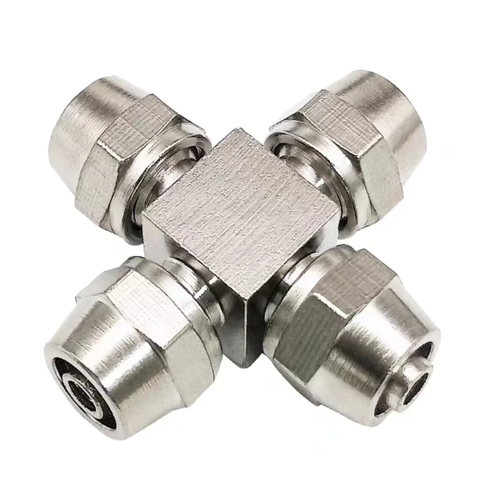 PZA Pneumatic Air Quick Connector, Compatible With Hose Outer Diameter 4 6 8 10 12mm Quick Connect Connector