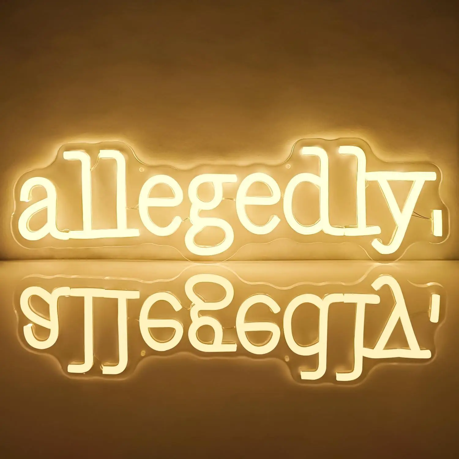 Letrero Luminoso LED USB Regulable con Frases Divertidas para Decoración de Pared, Dormitorio de Estudiantes de Derecho, Graduación Escolar, Decoración Artística
